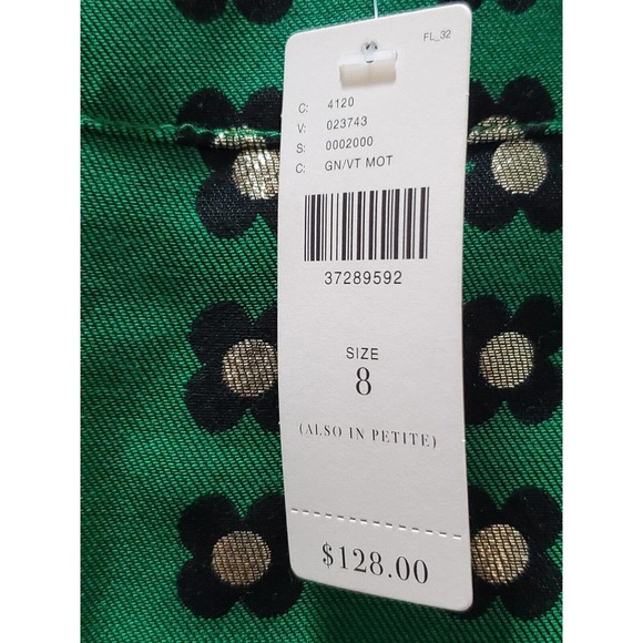 Anthropologie HD In Paris Green Mid Rise Skinny Pencil Mini Skirt Size 8 - Picture 11 of 16